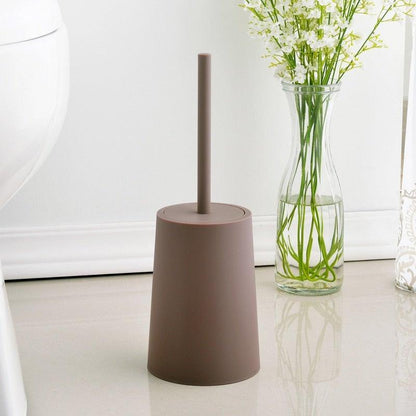 Nordic Ceramic Toilet Brush Bathroom Accessories Set With Non Slip Long Handle And Flexible Bristle
