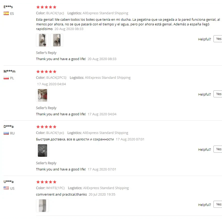 Premium Quality Bathroom Kitchen Punch Corner Frame Shower Shelf Wrought Iron Shampoo Storage Rack