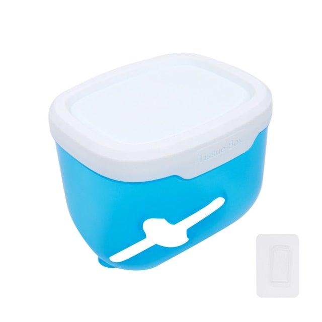 Punch-free Toilet Paper Holder Box Waterproof Storage Toilet Paper Storage Rack