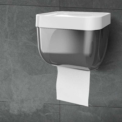 Punch-free Toilet Paper Holder Box Waterproof Storage Toilet Paper Storage Rack