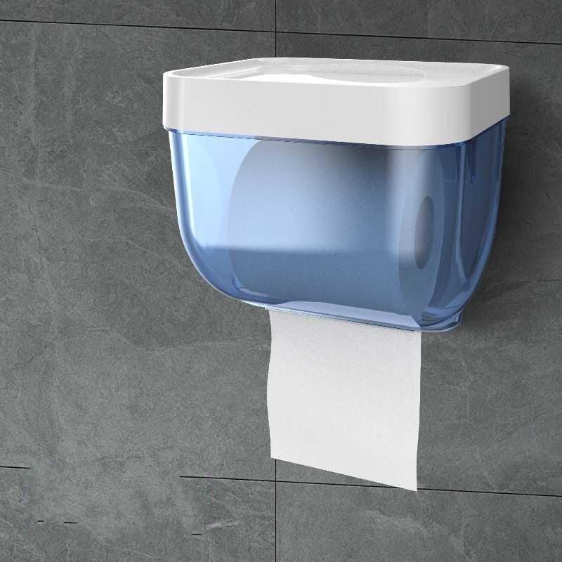 Punch-free Toilet Paper Holder Box Waterproof Storage Toilet Paper Storage Rack