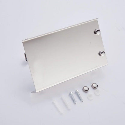 Stainless Steel Toilet Paper Holder Bathroom Wall Mount Paper Phone Holder Shelf Towel Roll Shelf