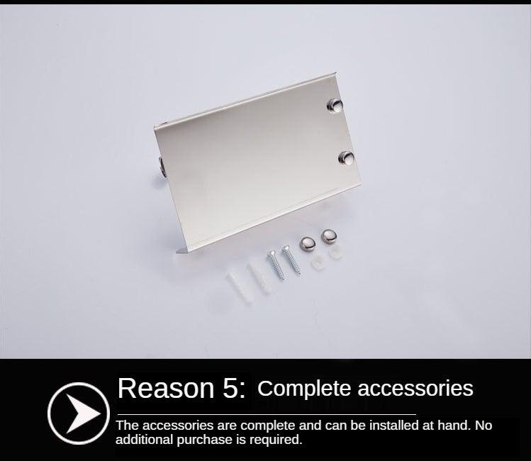 Stainless Steel Toilet Paper Holder Bathroom Wall Mount Paper Phone Holder Shelf Towel Roll Shelf