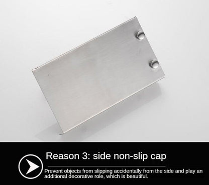Stainless Steel Toilet Paper Holder Bathroom Wall Mount Paper Phone Holder Shelf Towel Roll Shelf